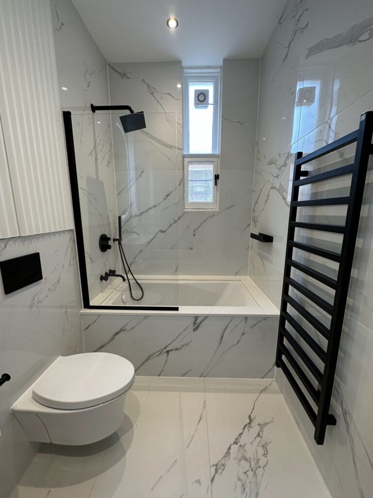 bathroom renovation in 5 days by MIK Constructions group chadwell heath
